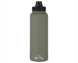 GRIZZLY 40OZ WATER BOTTLE -  Lunar Green