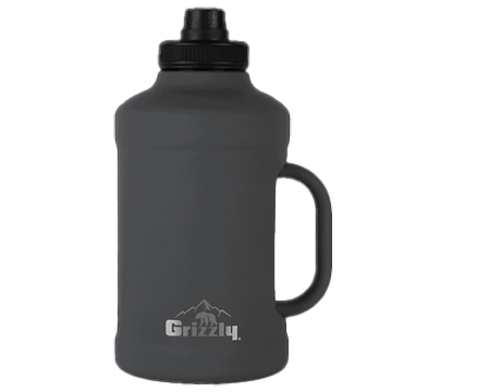 GRIZZLY 64OZ WATER BOTTLE -  Stealth