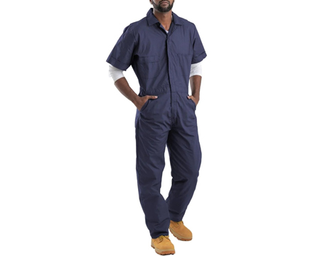 Berne® Men's Heritage Short Sleeve Poplin Coveralls