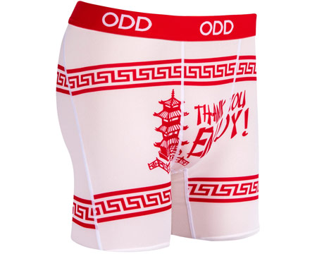 Odd Sox® Men's Box Briefs - Thank You, Enjoy!