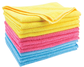 Performance Tool 12 in. x 16 in.  Microfiber Towels 12pk