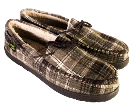 Western Chief Men's Linden Moc Slipper - Dark Taupe