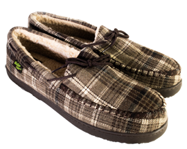 Western Chief Men's Linden Moc Slipper - Dark Taupe