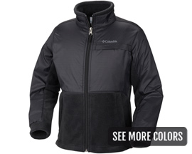Columbia® Boys' Steens Mountain Overlay Fleece Jacket