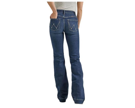 Wrangler® Women's Willow Trouser Ultimate Riding Mid Rise - Denim