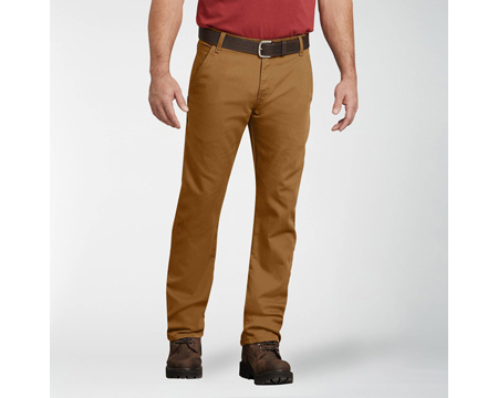Dickies® Men's Flex Regular fit Carpenter Pants - Stonewashed Brown Duck