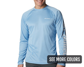 Columbia® Men's Fork Stream Heathered Long Sleeve Performance Tee Shirt