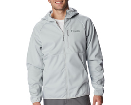 Columbia® Men's PFG Terminal Stretch Softshell Hooded Jacket