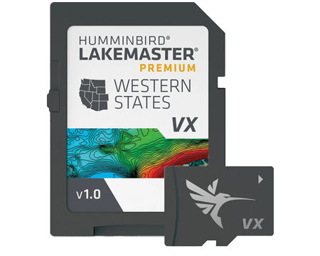 Humminbird® LakeMaster® Maps  Premium  Western States V1