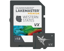 Humminbird® LakeMaster® Maps  Premium  Western States V1