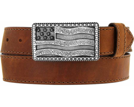 Justin® Men's Flying High Leather Belt