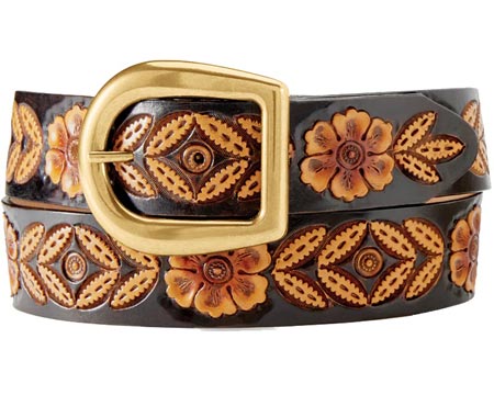 Justin® Women's Sienna Rae Leather Belt - Brown