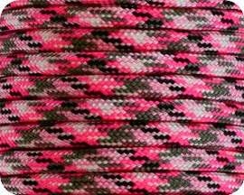 S&E Brand® Pretty in Pink 550 Paracord - 100 Feet
