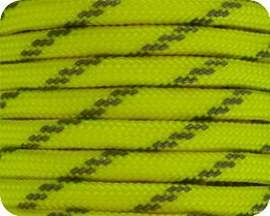 Neon Yellow with Reflector 550 Paracord - 100 Feet