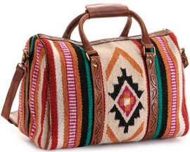 Ariat® Women's Saddle Blanket Duffle Bag - Southwestern Multi