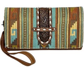 Nocona® Women's Southwest Style Clutch Wallet - Multicolor