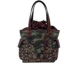 Nocona® Women's Concealed Carry Bucket Bag - Flower Embossed Camo