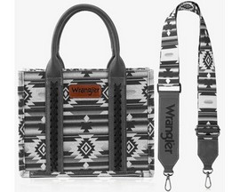 Wrangler® Women's Aztec Crossbody Canvas Tote - Black