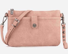 Wrangler® Women's Vintage Plain Crossbody Clutch - Hot Pink