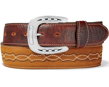 Tony Lama® Men's Maverick Western Belt - Brown