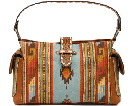 Nocona® Women's Southwest Style Concealed Carry Satchel - Multicolor
