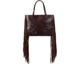 Ariat® Women's Tooled Leather Concealed Carry Tote Bag - Victoria Style