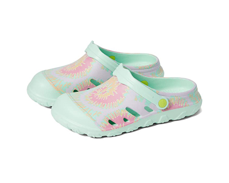 Western Chief® Women's Easies Slip-On Crocs - Tie Dye Green
