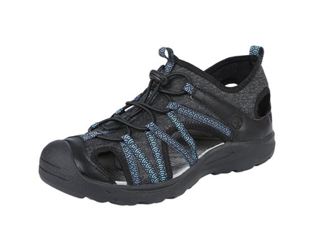 Northside® Women's Santa Rosa 2.0 Sport Closed Toe Sandal - Black / Aqua