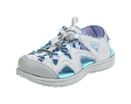 Northside® Girl's Burke 4.0 Closed Toe Sport Sandal - Grey Aqua