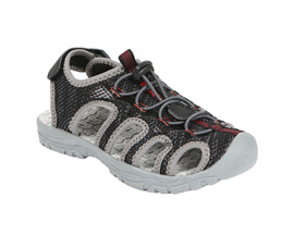 Northside® Boy's Torrance Closed Toe Water Sandals - Grey / Heather / Red