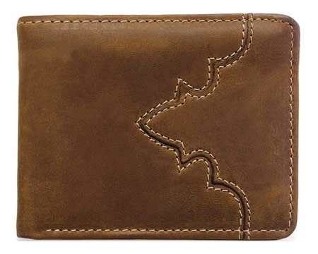 Silver Creek® Men's Western Classic Bi-Fold Wallet - Brown