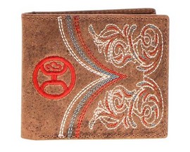 Hooey® Men's Ranger Embroidered Bi-Fold Wallet - Brown