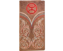 Hooey® Men's Ranger Embroidered Bi-Fold Rodeo Wallet - Brown