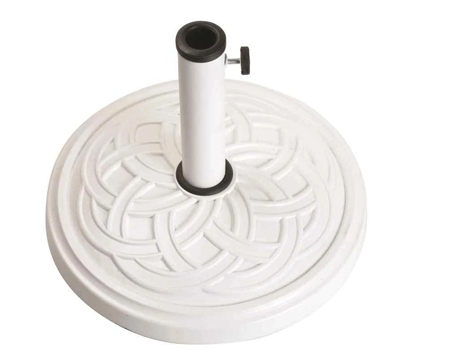 Alco White Envirostone Umbrella Base 