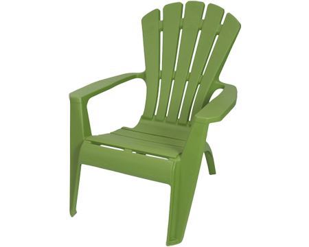 Gracious Living Outdoor Adirondack Arm Chair - Green