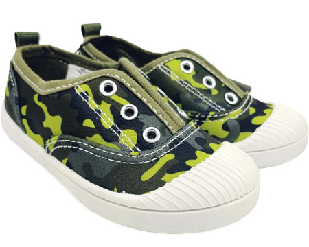 Western Chief® Kid's Jetty Camo Slip On Shoes - Green