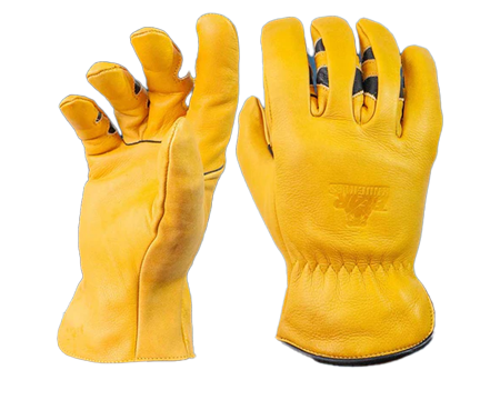 Bear Knuckles Fleece-Lined Water Resistant Leather Cowhide Driver Gloves