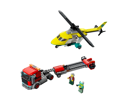 LEGO® City Rescue Helicopter Transport Set