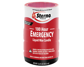 Sterno® 100 Hour Emergency Liquid Wax Candle