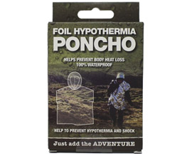 BCB International® Foil Hypothermia Poncho - Silver