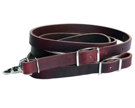 Smith & Edwards Leather Roping Reins - Latigo or Harness