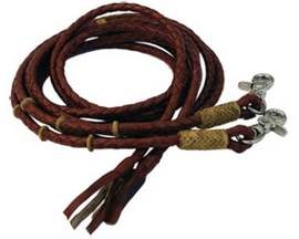 Braided Latigo Split Reins