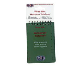 BCB International® Waterproof Notebook