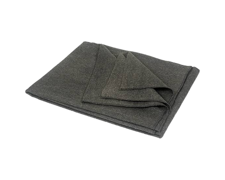 Military Style Warm and Comfortable Emergency 60x80 Wool Blanket - Gray
