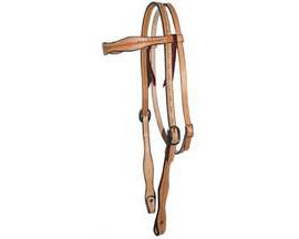 5/8" Shaped Barbed Wire Headstall