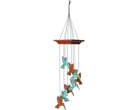 Woodstock&reg; Habitat Series� Hummingbirds Spiral Windchime - Terra