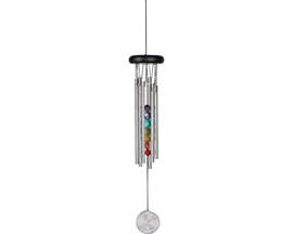Woodstock® Signature Collection Chakra Chime Windchime - Silver