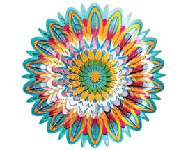 Spinfinity Designs® Floral Mandala Wind Spinner