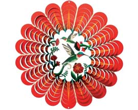 Spinfinity Designs® Hummingbird - 3D Wind Spinner