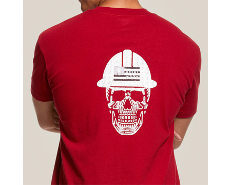 Ariat® Men's Cotton Strong Roughneck Hard Hat Skull Graphic T-Shirt